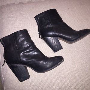 Rag & bone Newbury boot -black leather (size 38.5)